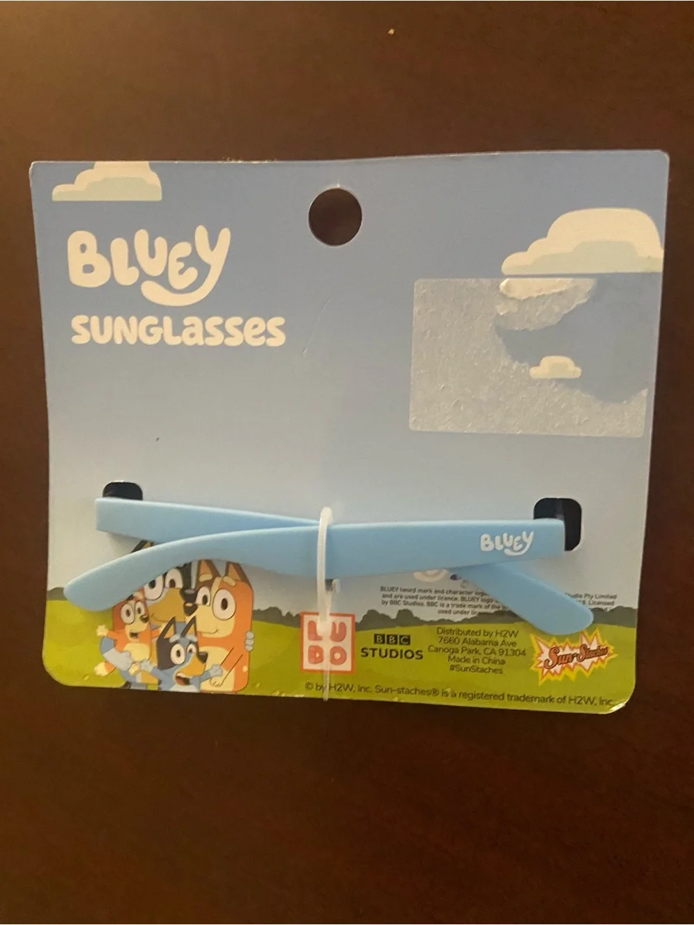Bluey dog face Sunglasses